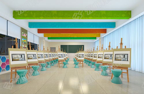 郑州学校美术室装修 美术室设计营造空间灵感氛围